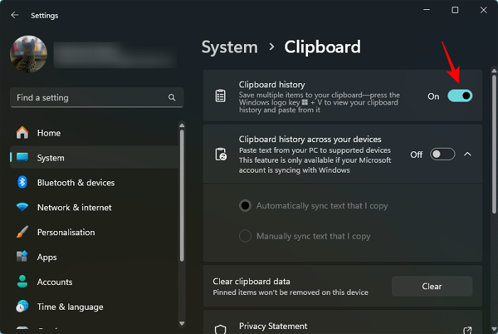 如何使用您的 Microsoft ID 在 Windows 11 和 Android 之间同步和共享剪贴板