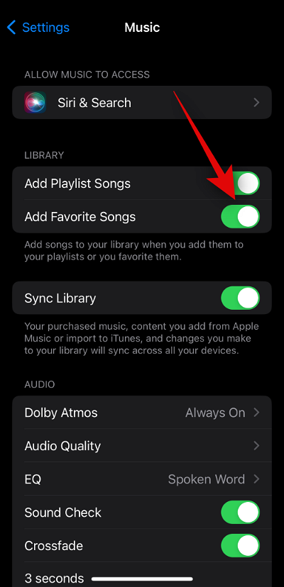 如何阻止将收藏夹和播放列表歌曲添加到Apple Music中的资料库