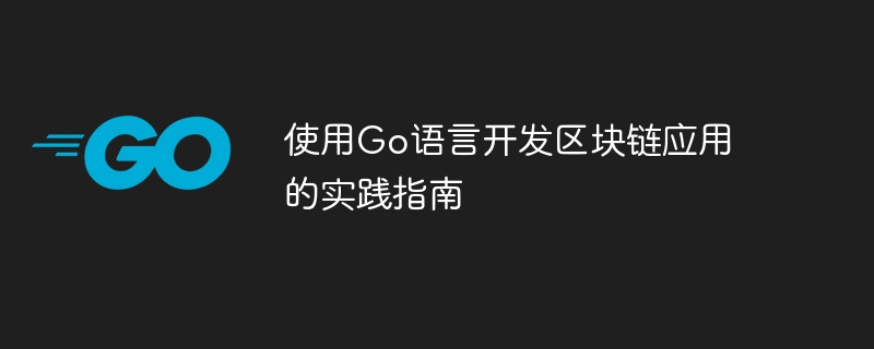 使用Go语言开发区块链应用的实践指南