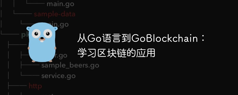 从Go语言到GoBlockchain：学习区块链的应用